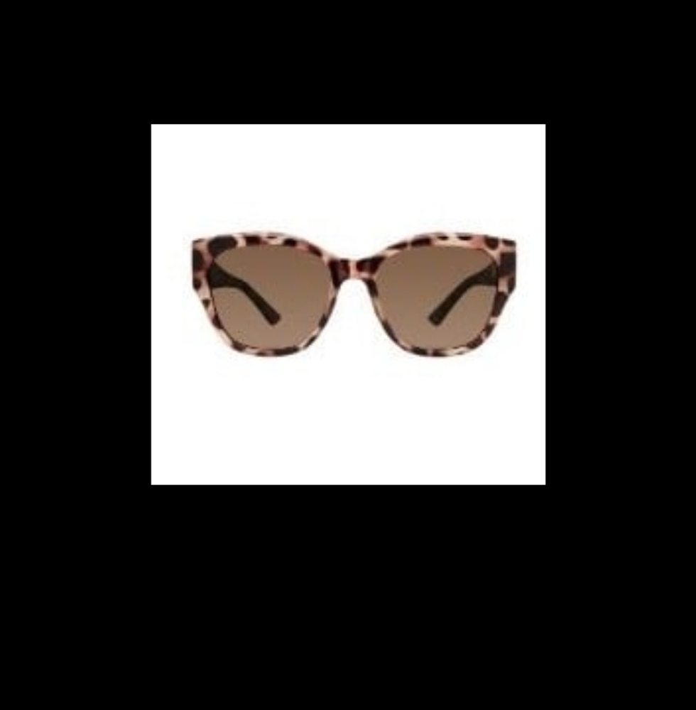 Christian Siriano Leopard Print Sunglasses
